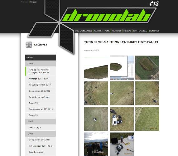 Présentation des tests complétés sur le terrain
