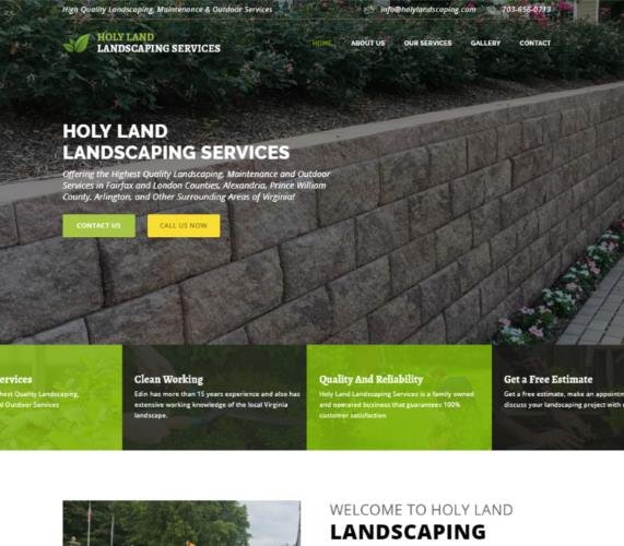 Hero section de la landing page